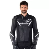 Męska kurtka motocyklowa Alpinestars Faster V3 black/white