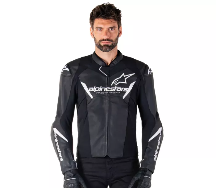 Męska kurtka motocyklowa Alpinestars Faster V3 black/white