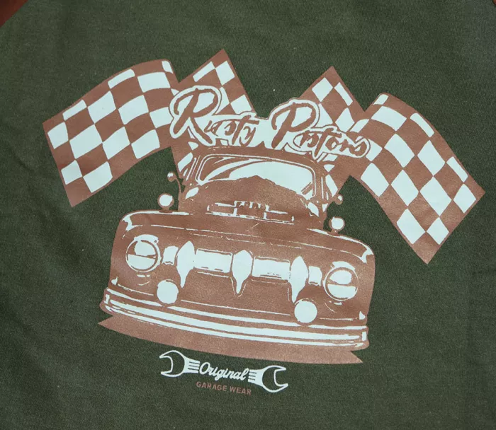 Bluza Rusty Pistons RPSWM33 Fifties ciemnozielona / rdzawobrązowa