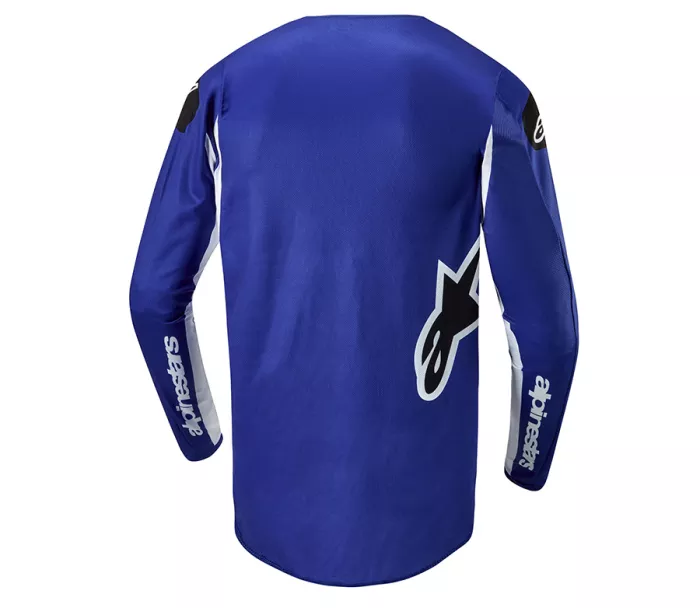 Koszulka motocrossowa Alpinestars Fluid Lucent w kolorze niebiesko-białym