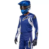 Koszulka motocrossowa Alpinestars Fluid Lucent w kolorze niebiesko-białym