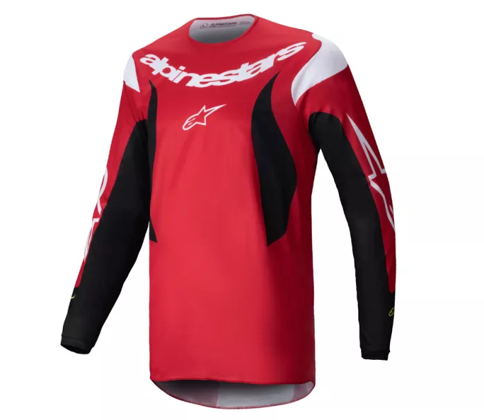 Koszulka motocrossowa Alpinestars Fluid Haul bright red/black