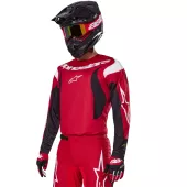 Koszulka motocrossowa Alpinestars Fluid Haul bright red/black