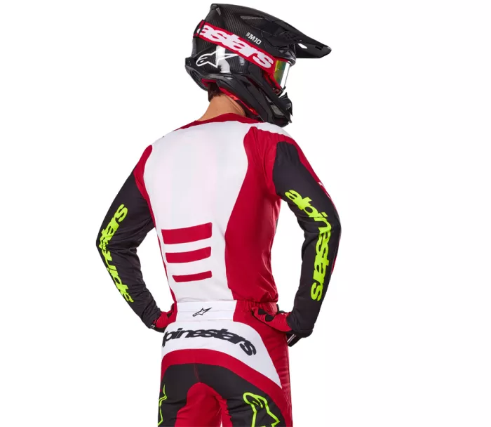 Koszulka motocrossowa Alpinestars Fluid Haul bright red/black