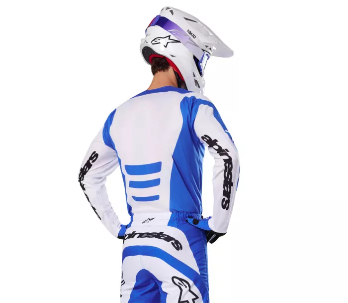 Koszulka motocrossowa Alpinestars Fluid Haul blue/white