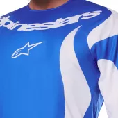 Koszulka motocrossowa Alpinestars Fluid Haul blue/white