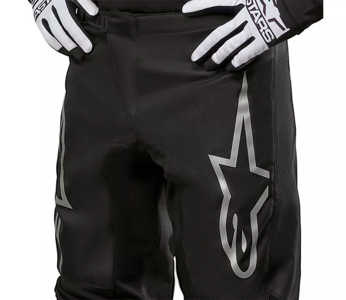 Spodnie MX Alpinestars Fluid grafitowo-czarno-srebrne