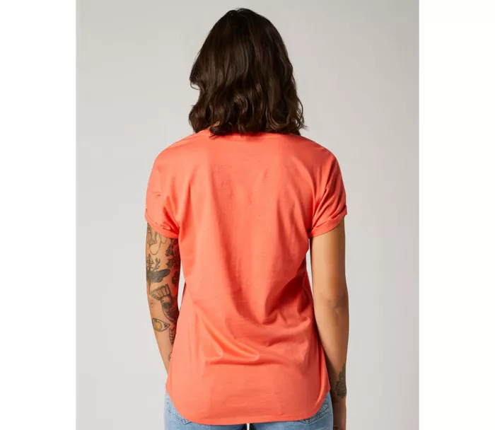 T-shirt damski FOX 25718-502 Boundary Ss Top - Flaming