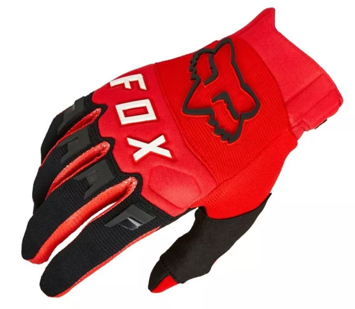 Rękawice motocrossowe Fox Dirtpaw Glove - Fluorescent Red