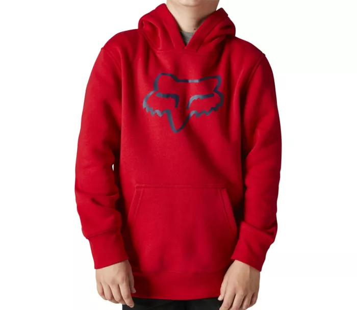 Dziecięca bluza Fox Youth Legacy Pullover Fleece Flame Red