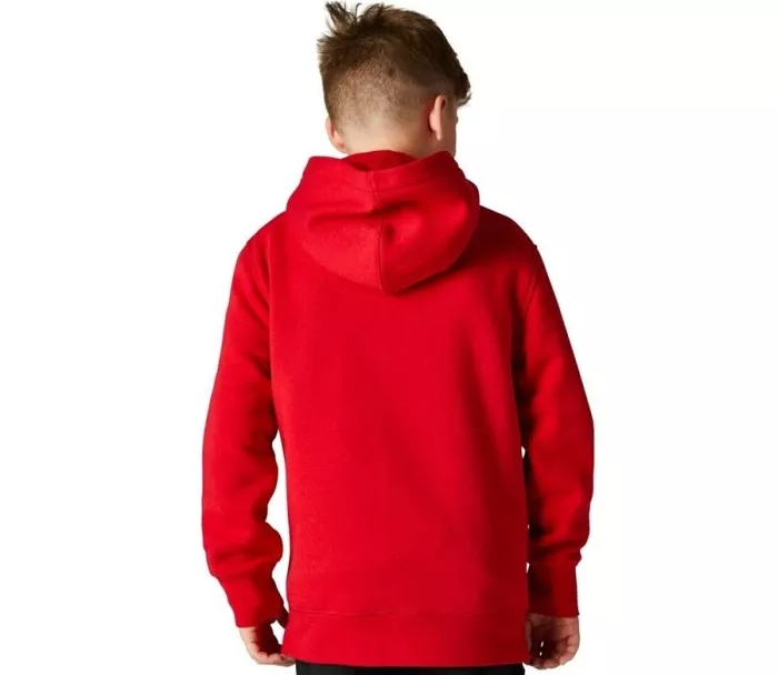 Dziecięca bluza Fox Youth Legacy Pullover Fleece Flame Red