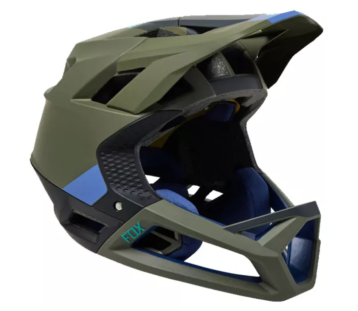 Kask Fox Proframe Blocked Helmet olive green rozmiar L