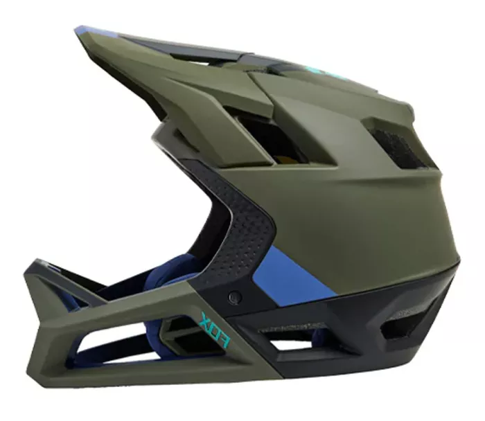 Kask Fox Proframe Blocked Helmet olive green rozmiar L