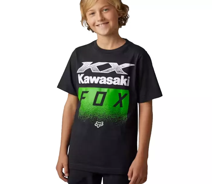 T-shirt dziecięcy Fox Youth X Kawi Ss Tee - Czarny