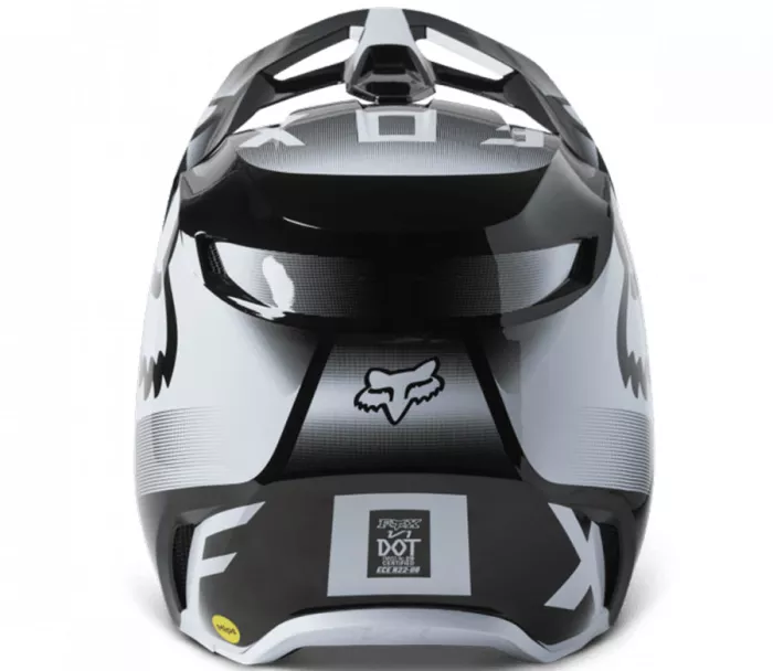 Dziecięcy kask motocrossowy Fox Yth V1 Leed Kask Dot/Ece Czarny/Biały