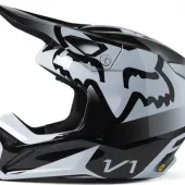 Dziecięcy kask motocrossowy Fox Yth V1 Leed Kask Dot/Ece Czarny/Biały