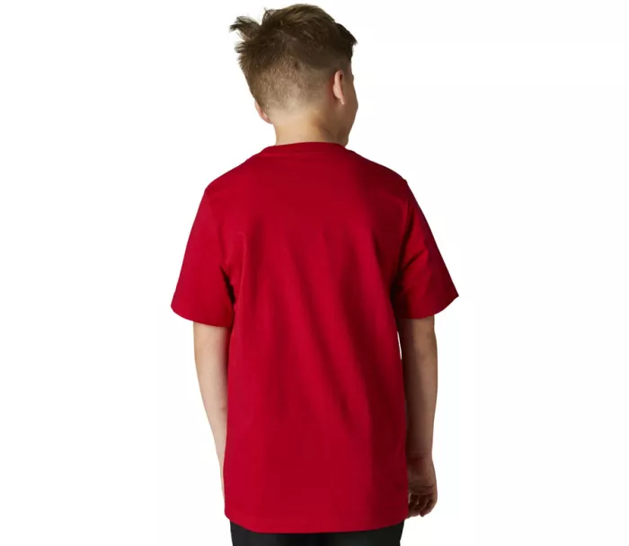 Dziecięca koszulka Fox Youth Legacy Ss Tee - Flame Red