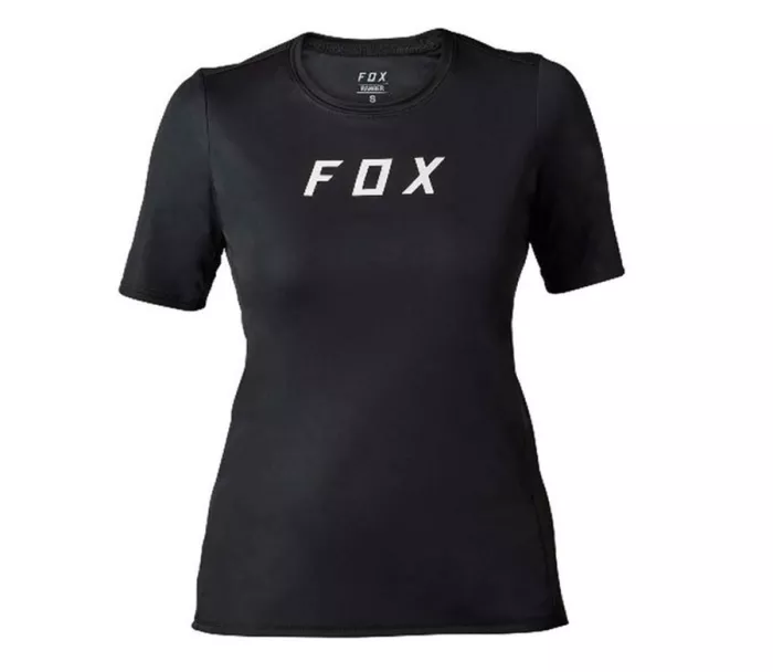 MTB koszulka damska Fox Ranger Ss Jersey Moth - czarna