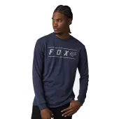 T-shirt Fox Pinnacle Ls Tech Tee Heather Deep Cobalt