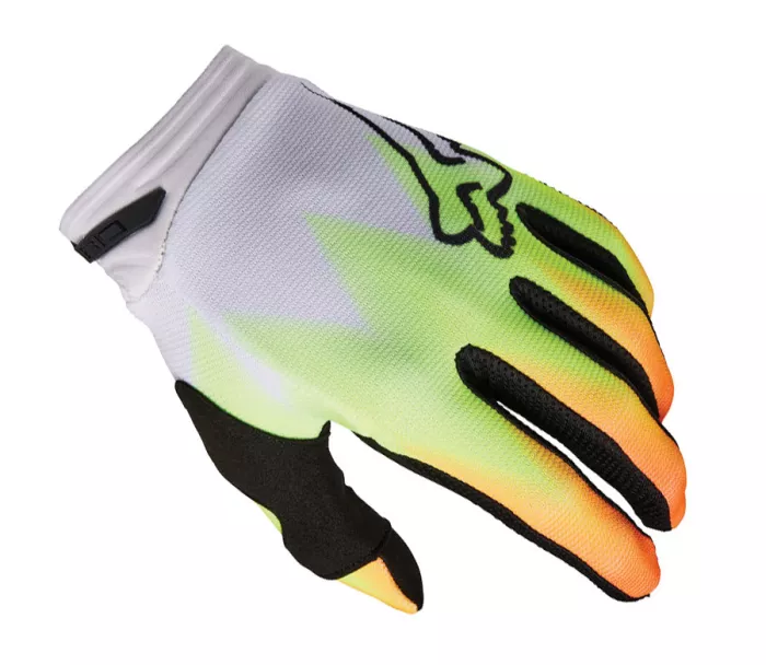 Rękawice motocrossowe Fox 180 Glove Statk - czerwono-żółte