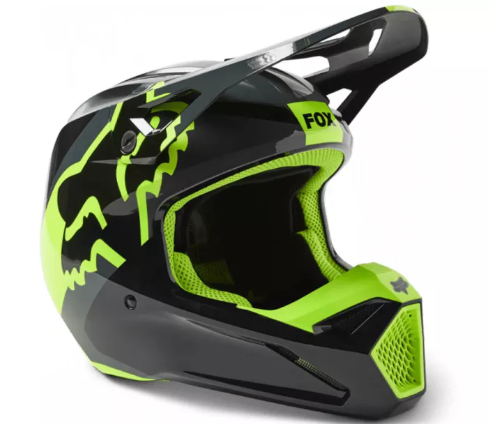 Kask motocrossowy Fox V1 Kask Xpozr Dot/Ece Czarny/Szary