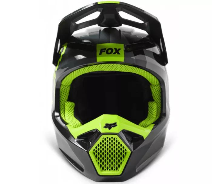 Kask motocrossowy Fox V1 Kask Xpozr Dot/Ece Czarny/Szary