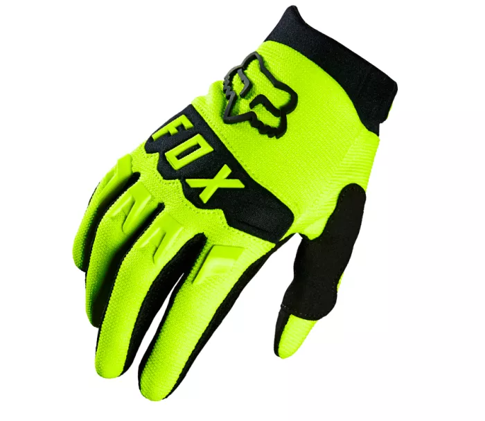 Dziecięce rękawice motocrossowe Fox Yth Dirtpaw fluo/yellow