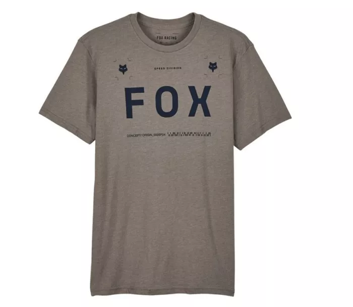 Koszulka męska Fox Aviation Prem Ss Tee Heather Graphite