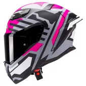 Integralny kask Caberg Drift Evo II Horizon matt grey/black/fuchsia