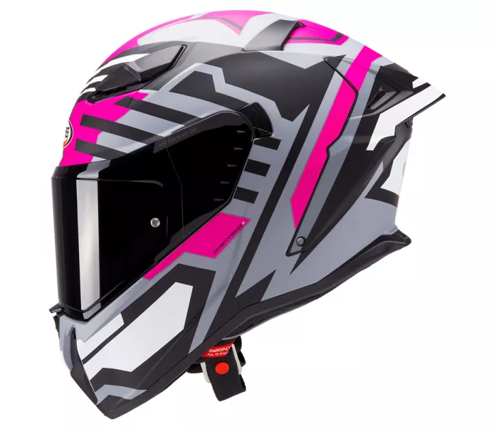 Integralny kask Caberg Drift Evo II Horizon matt grey/black/fuchsia