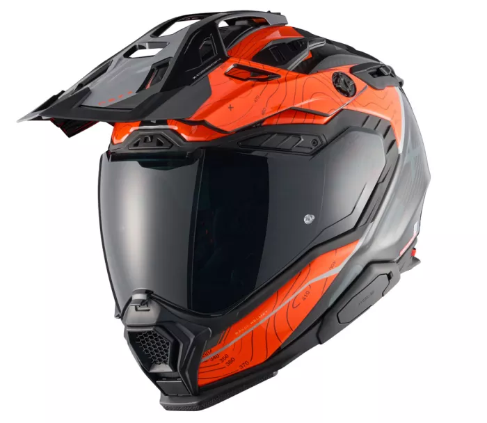 Kask przygodowy NEXX X.WED 3 Furka orange/gray