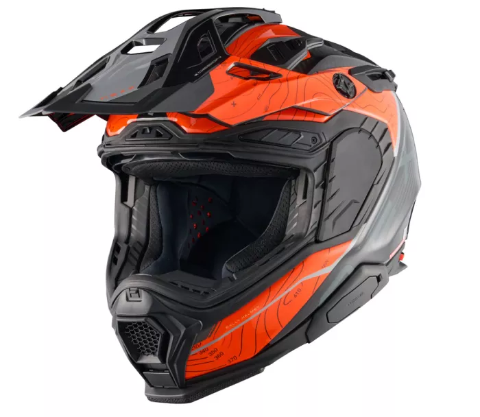 Kask przygodowy NEXX X.WED 3 Furka orange/gray