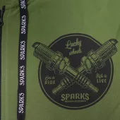 Sparks Tachie khaki mikina vel. S