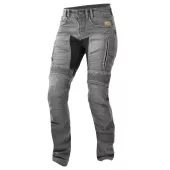 Damskie jeansy motocyklowe Kevlar Trilobite Parado szare rozmiar 32