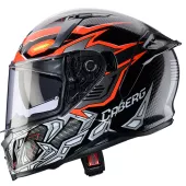 Inetgralny kask Caberg Avalon X Gurkha black/grey/orange fluo