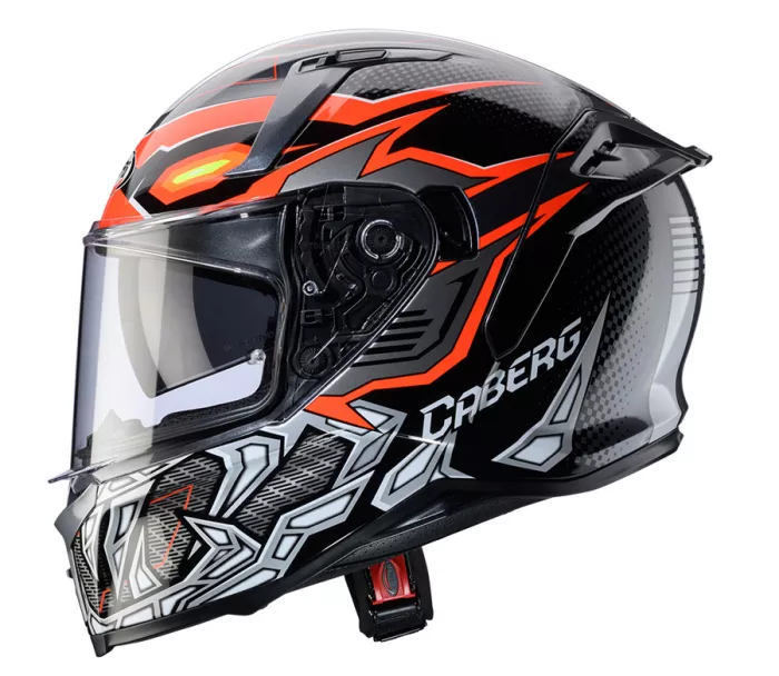 Inetgralny kask Caberg Avalon X Gurkha black/grey/orange fluo