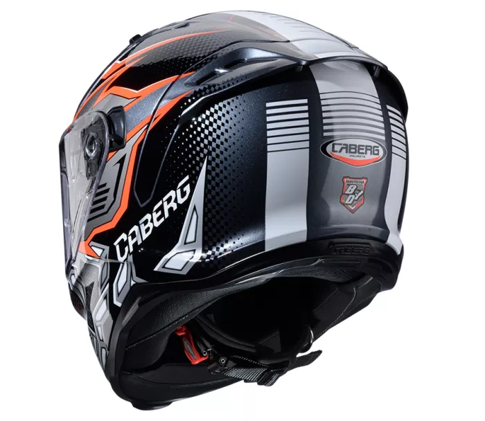 Inetgralny kask Caberg Avalon X Gurkha black/grey/orange fluo