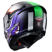 Integralny kask Caberg Avalon X Gurkha matt black/orange fluo/green fluo/purple