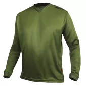 Koszulka dla chłopców Nabajk Hainey long sleeve khaki