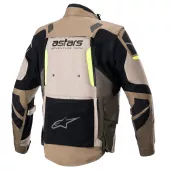 Kurtka męska Alpinestars Halo Drystar khaki/sand/yellow fluo