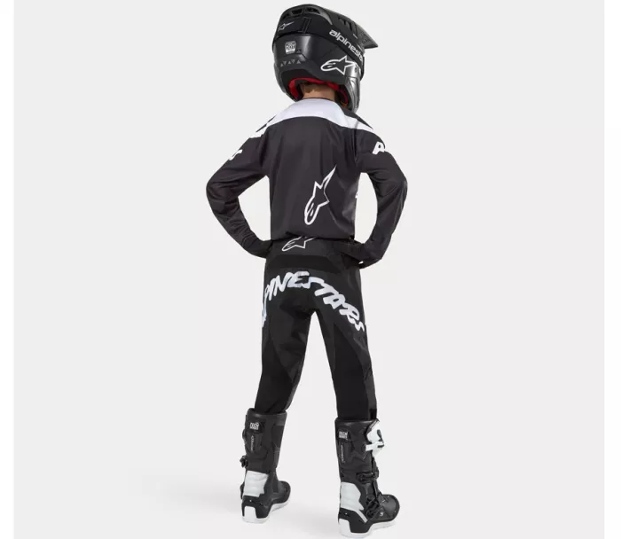 Dziecięce spodnie motocrossowe Alpinestars Youth Racer Hana czarno-białe