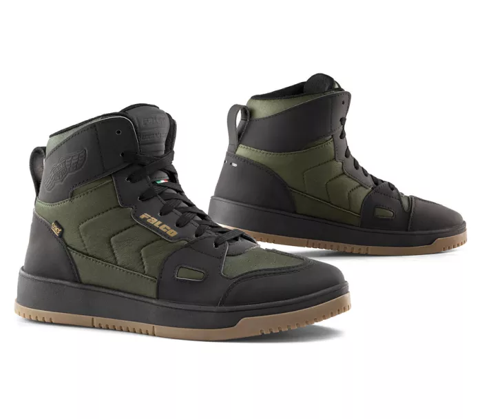 Buty motocyklowy Falco Harlem army green