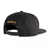 Czapka CARHARTT FIRM DUCK FLAT BRIM CAP BLACK