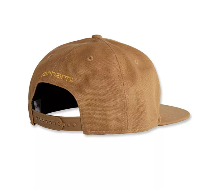 Czapka CARHARTT FIRM DUCK FLAT BRIM CARHARTT®BROWN