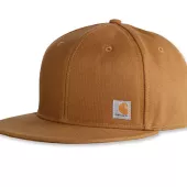 Czapka CARHARTT FIRM DUCK FLAT BRIM CARHARTT®BROWN