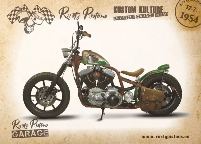 Koszulka Rusty Pistons RPTSM64 No Rules zielona