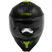 Kask motocyklowy XRC Sinister R czarny/żółty fluo rozmiar