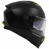 Kask motocyklowy XRC Sinister R czarny/żółty fluo rozmiar