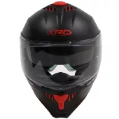 Kask motocyklowy XRC Sinister R matowy czarny/czerwony