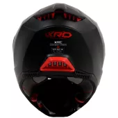 Kask motocyklowy XRC Sinister R matowy czarny/czerwony